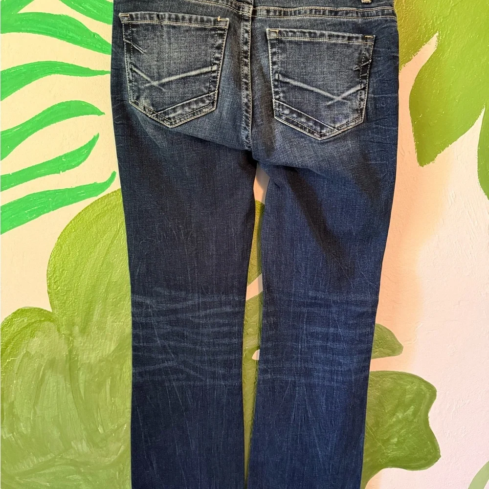 BKE Payton Washed Blue Bootcut Jeans